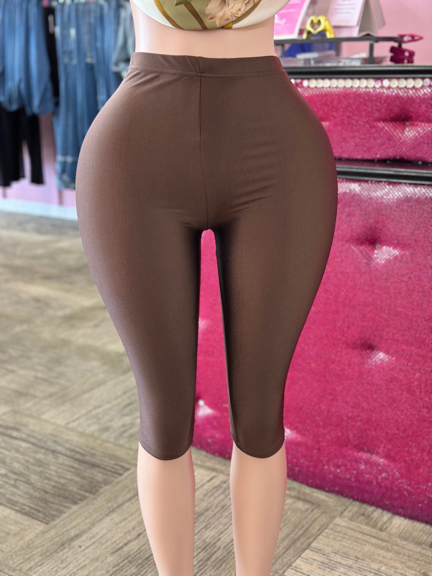 Spandex Capri Shorts